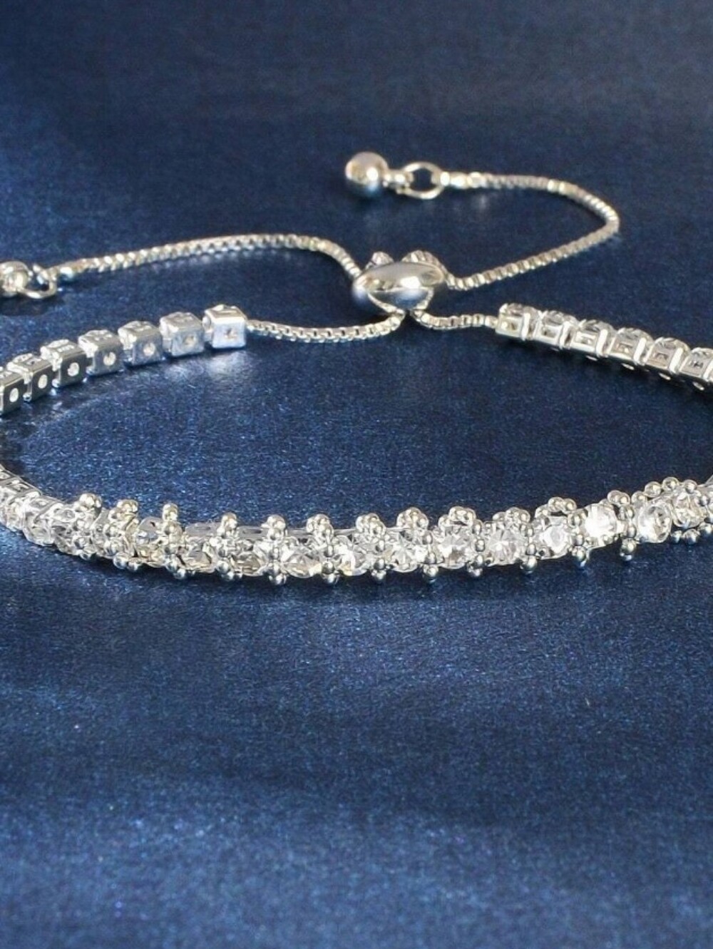 Elegant 925 Sterling Silver Tennis Bracelet - Women's Jewelry